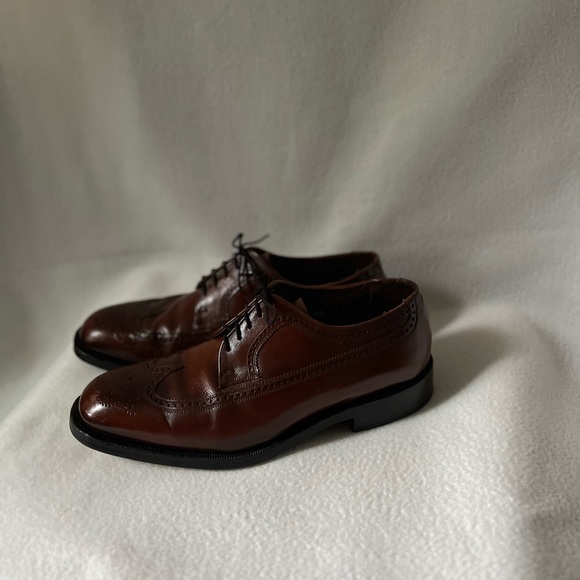 Florsheim Flexibles Size 9 Men’s Brown Leather Oxford Style Shoes - Picture 11 of 16